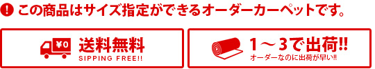 ニューエリー  シンコール オーダーカーペット 厚