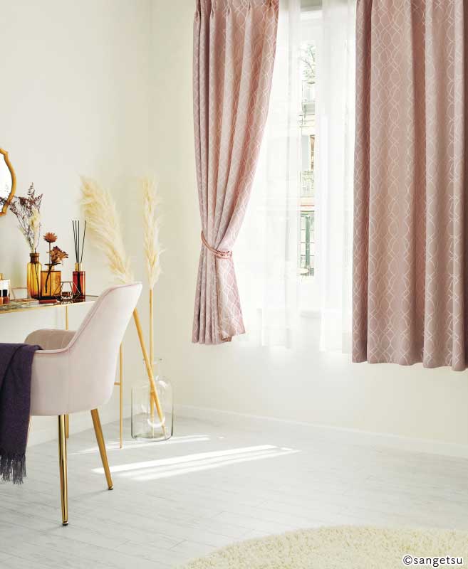 サンゲツ クラシック柄カーテン2.5倍ヒダ SC3094 【公式通販】