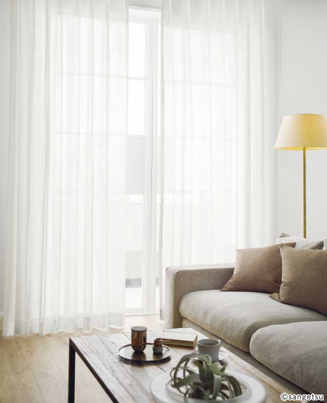 レースカーテン OP3194 遮熱/UVカット/ミラー サンゲツ シンプル