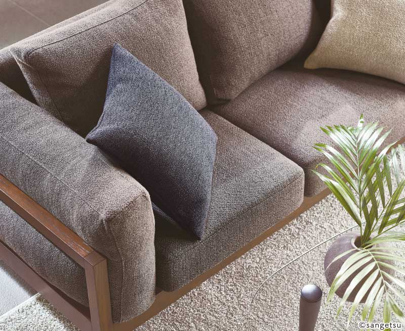 国内盤インディーズソノシート：カドリエ『メイヤゲツ／カラーボール』 UP5827～5843 [クールソリッド] 17色 サンゲツ 椅子生地 (2024-28) m販売