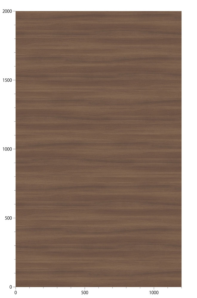 GD4904 ウォルナット 柾目・横柄 (玄関ドアフィルム) 1000mm幅