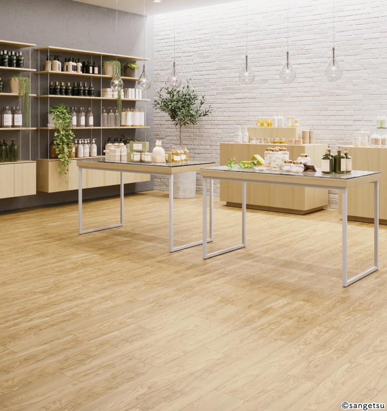 WD2095 WD2096 [オリーブ] 木目 152.4×914.4㎜ サンゲツ フロアタイル