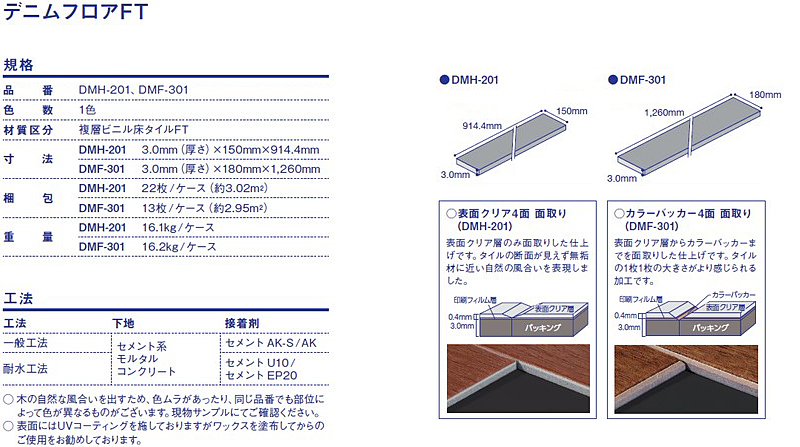 デニムフロアFT詳細