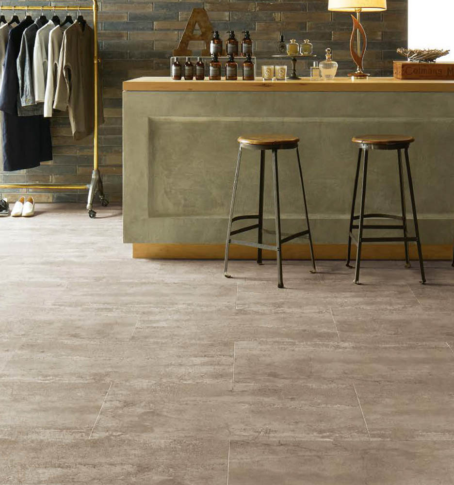 PST2058,PST2059 エイジドモルタル｜東リ フロアタイル 石目モルタル風