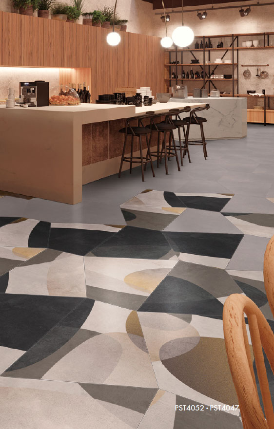 PST4052 [スイショク] 不等辺四角形 ロイヤルストーン 東リ フロア