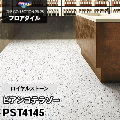 ECT6049 [ビアンコテラゾー] ワックス不要/450×450mm イークリン