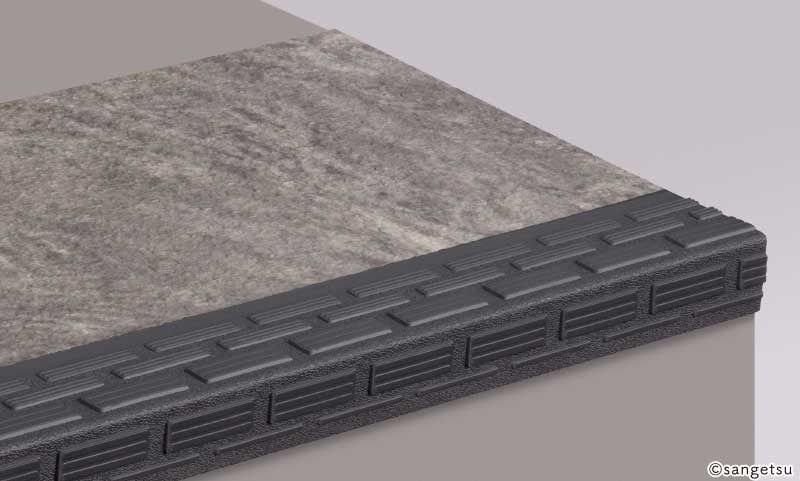 階段用ステップ [踏み面タイプ] ストーンフロア PX48201～48232 [910mm