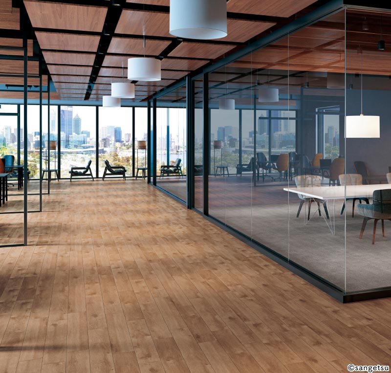 OT5317, OT5318 [シエラオーク] 5mm厚 2色 サンゲツ 置敷き帯電防止