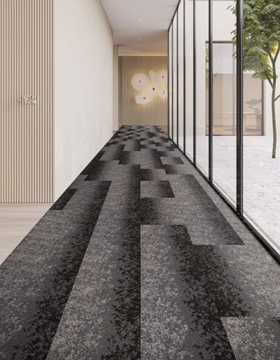 ショウ・コントラクト タイルカーペット [ランディング エッジ] 375