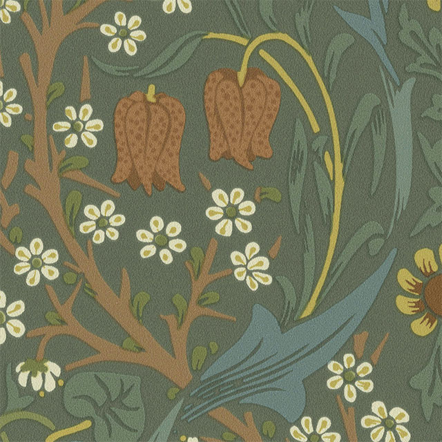 モリスデザイン ブラックソーン LW79 [V&A] リリカラ 不燃認定 壁紙