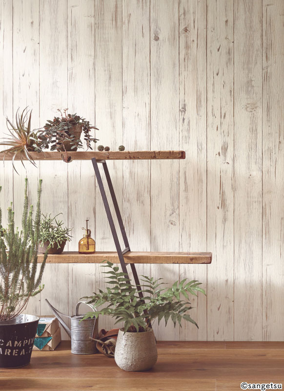 壁掛け(original作品） TH32670 ウッド サンゲツ 不燃壁紙 フェイス 2022-25