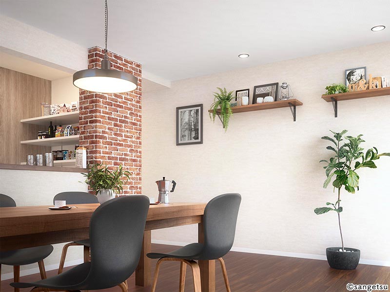 FE76648 [タイル・レンガ] サンゲツ 壁紙 FINE ファイン 2023-26 m販売