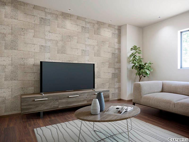 FE76651 [コンクリート・ストーン] サンゲツ 壁紙 FINE ファイン