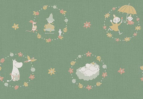 FE76691 FE76692 [ムーミン] PILVI サンゲツ 壁紙 FINE ファイン 2023